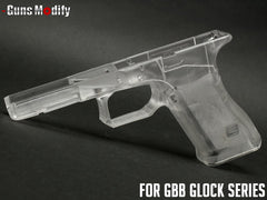 Guns Modify Gen3 ポリマー樹脂+ファイバー AGCスタイル CNC リダクションフレーム 東京マルイ GBB GLOCKシリーズ [カラー：ブラック / FDE / クリア]