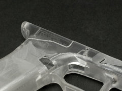 Guns Modify Gen3 ポリマー樹脂+ファイバー AGCスタイル CNC リダクションフレーム 東京マルイ GBB GLOCKシリーズ [カラー：ブラック / FDE / クリア]