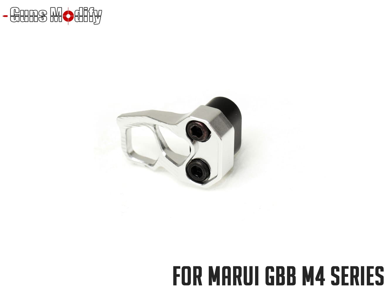 GUNS MODIFY ODINスタイル エクステンデッド マガジンキャッチ for 東京マルイ GBB M4 [カラー：ブラック / シルバー / FDE / レッド]