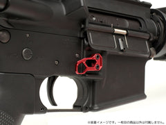GUNS MODIFY ODINスタイル エクステンデッド マガジンキャッチ for SYSTEMA PTW M4 [カラー：ブラック / シルバー / FDE / レッド]