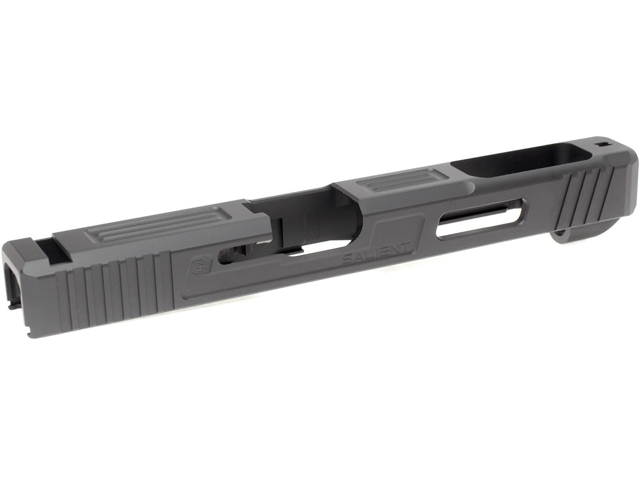 Guns Modify G34 SA CNC Tier 1 アルミスライド＆ステンレス ボックスフルート アウターバレルセット 東京マルイ GBB G17 / G22 / G34 [バレルカラー：TiNゴールド / シルバー]