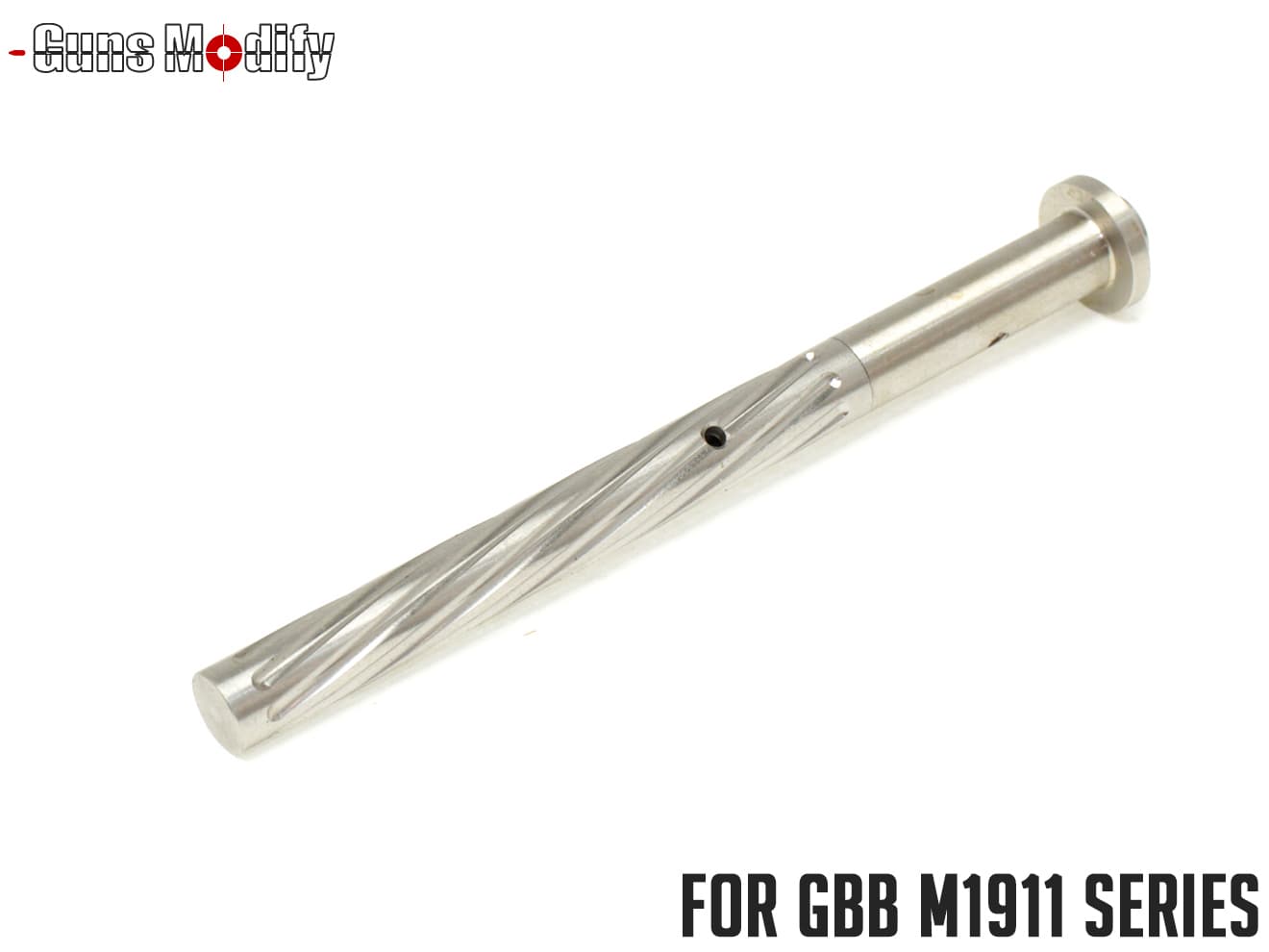 Guns Modify DEMスタイル M1911 スパイラル ステンレススプリングガイド 東京マルイ GBB 1911 / MEU [カラー：ブラック / シルバー]