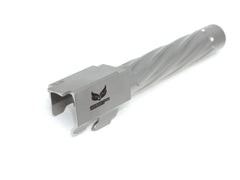 Guns Modify S3Fスタイル G17 スパイラルフルートバレル ステンレス 東京マルイ GBB G17 / G18C / G22 [バレルカラー：TiNゴールド / シルバー]