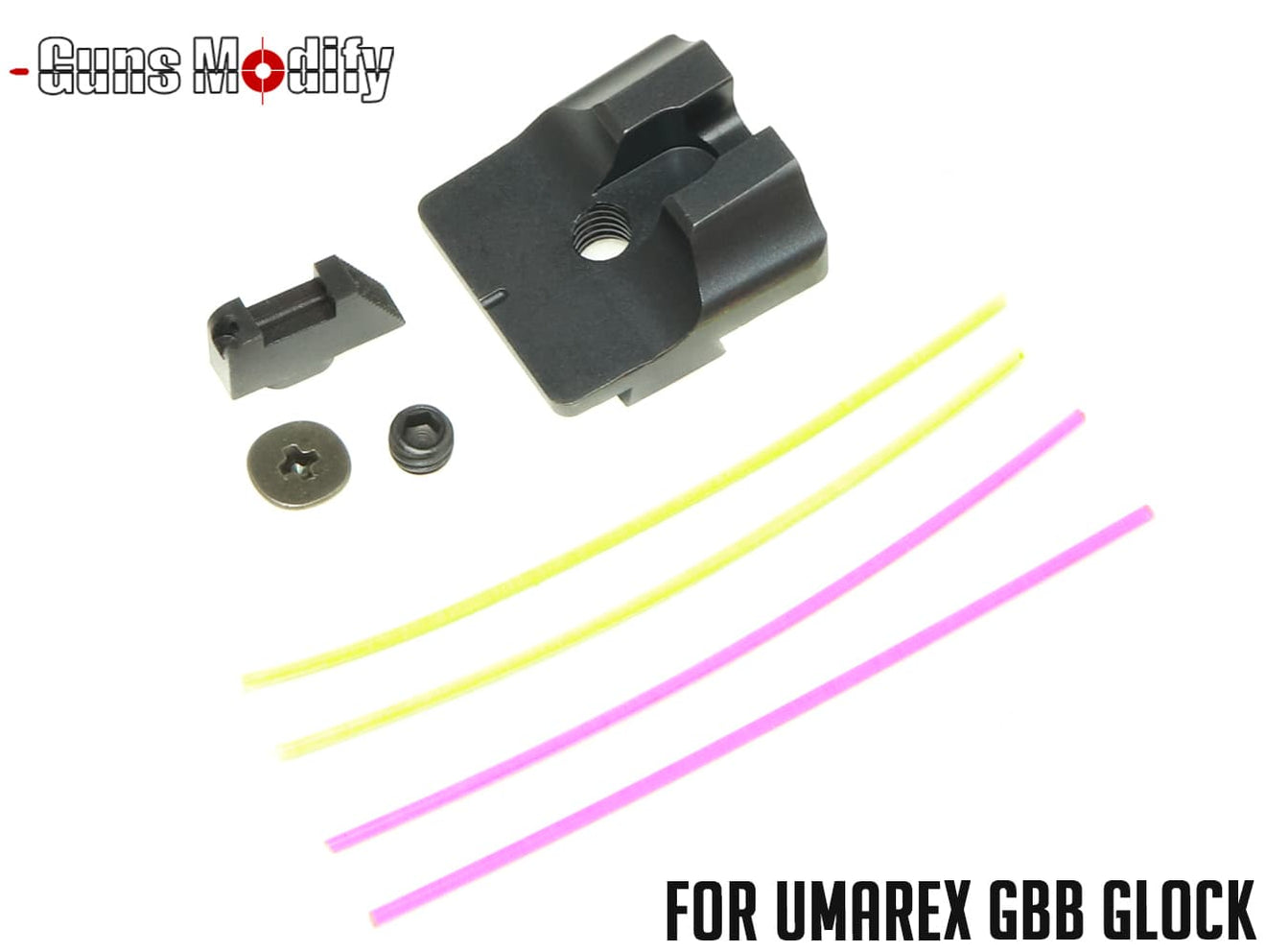 Guns Modify WTスタイル ファイバーオプティックサイト GLOCKシリーズ [適合：東京マルイ・WE 用 /  UMAREX用]