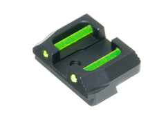 Guns Modify ロープロファイル スチールファイバーサイト GLOCKシリーズ [適合：東京マルイ・WE 用 /  UMAREX用]