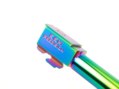 Guns Modify KKMスタイル マッチスレッドアウターバレル 東京マルイ GBB G17 / G18C / G22 [バレルカラー：TiNゴールド / グレイ]