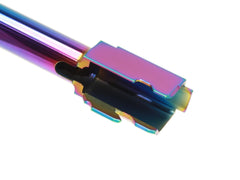 Guns Modify KKMスタイル マッチスレッドアウターバレル 東京マルイ GBB G17 / G18C / G22 [バレルカラー：TiNゴールド / グレイ]