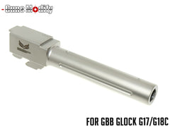 Guns Modify S3Fスタイル G17 フルートバレル ステンレス 東京マルイ GBB G17 / G18C / G22 [バレルカラー：TiNゴールド / シルバー]