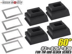 GunsModify カスタムガスルートパッキン #3(+0.25or+0.3) 東京マルイ GBB GLOCKシリーズ [硬度：70° / 60°][セット内容：1pcs / 4pcs]