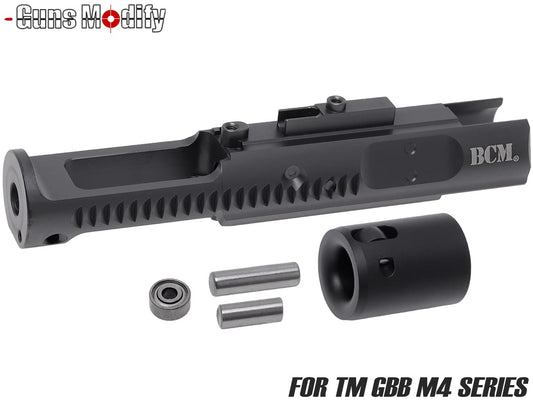 Guns Modify ステンレスCNC ヘビーウェイト ボルトキャリア DLC BCMマーキング for TM GBB M4