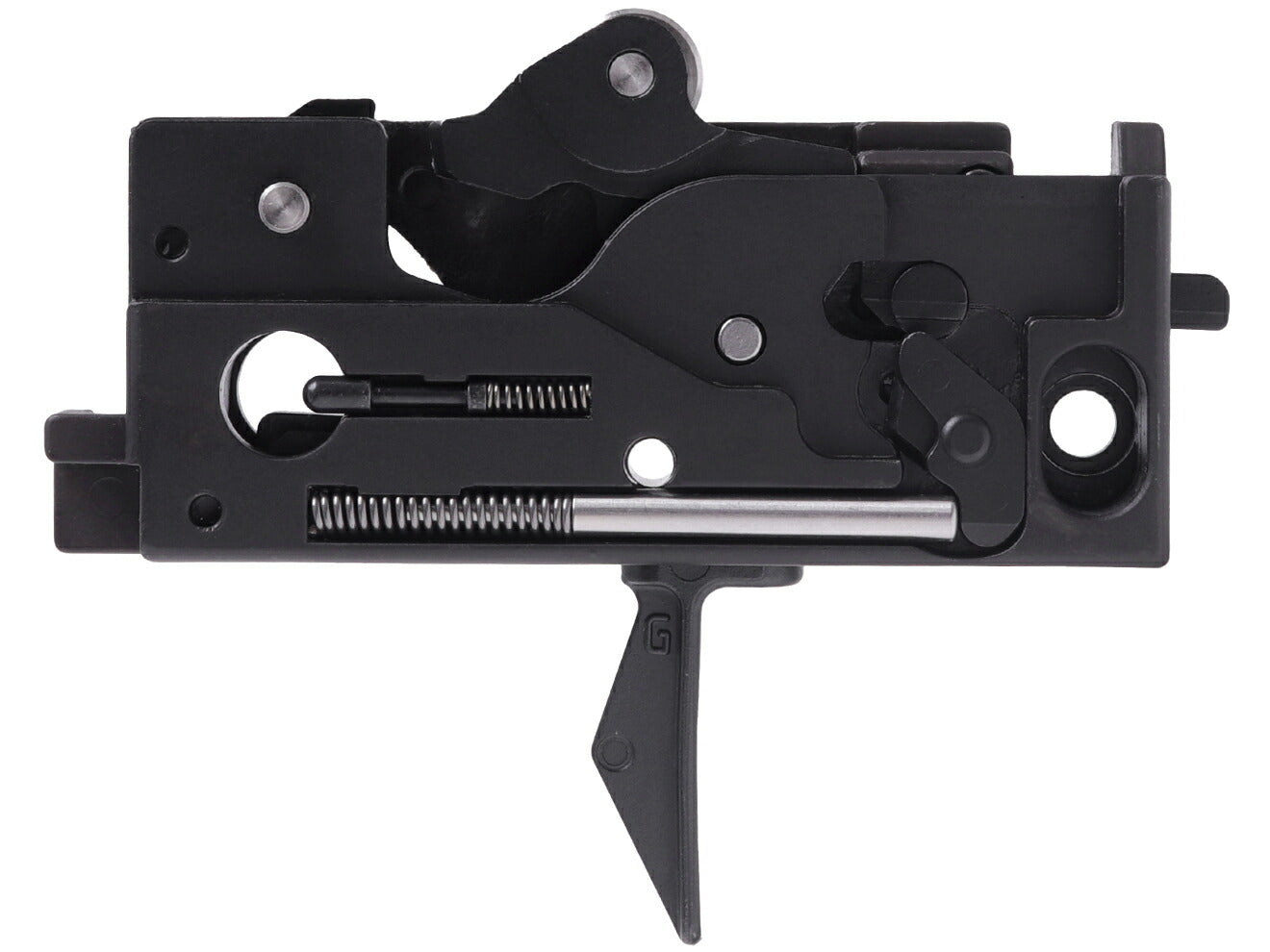 Guns Modify 亜鉛トリガーボックス + MIM スチール ファイアリングパーツセット for TM GBB M4 [トリガーデザイン：AR STD / Gスタイル]