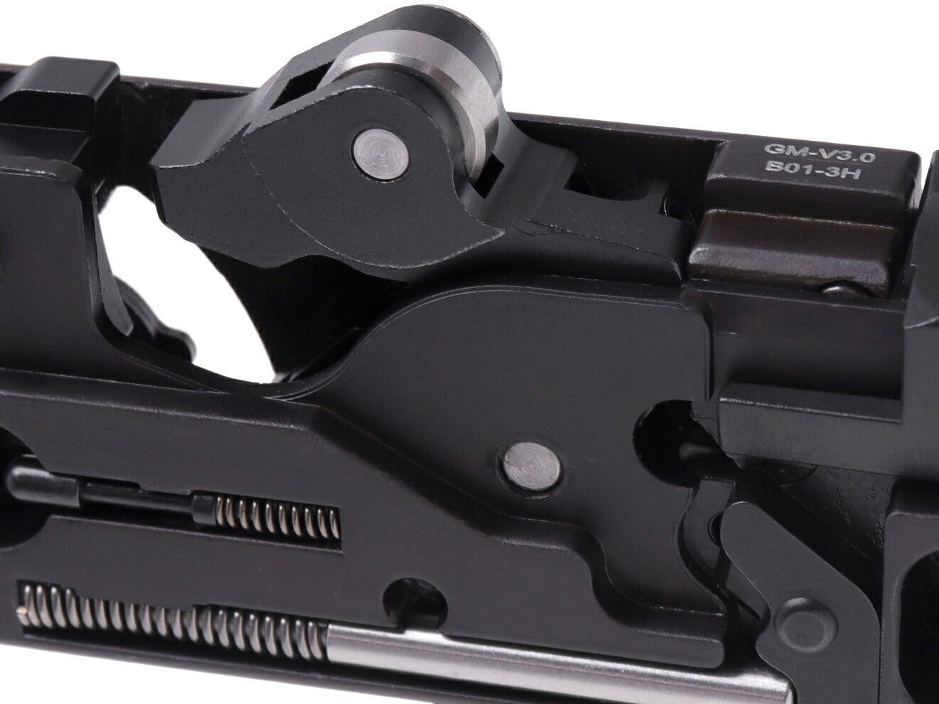 Guns Modify 亜鉛トリガーボックス + MIM スチール ファイアリングパーツセット for TM GBB M4 [トリガーデザイン：AR STD / Gスタイル]