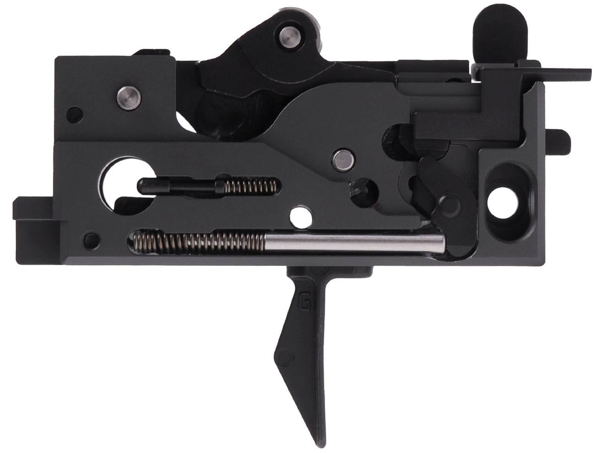 Guns Modify アルミCNCトリガーボックス + MIM スチール ファイアリングパーツセット for TM GBB M4 [トリガーデザイン：AR STD/ Gスタイル]