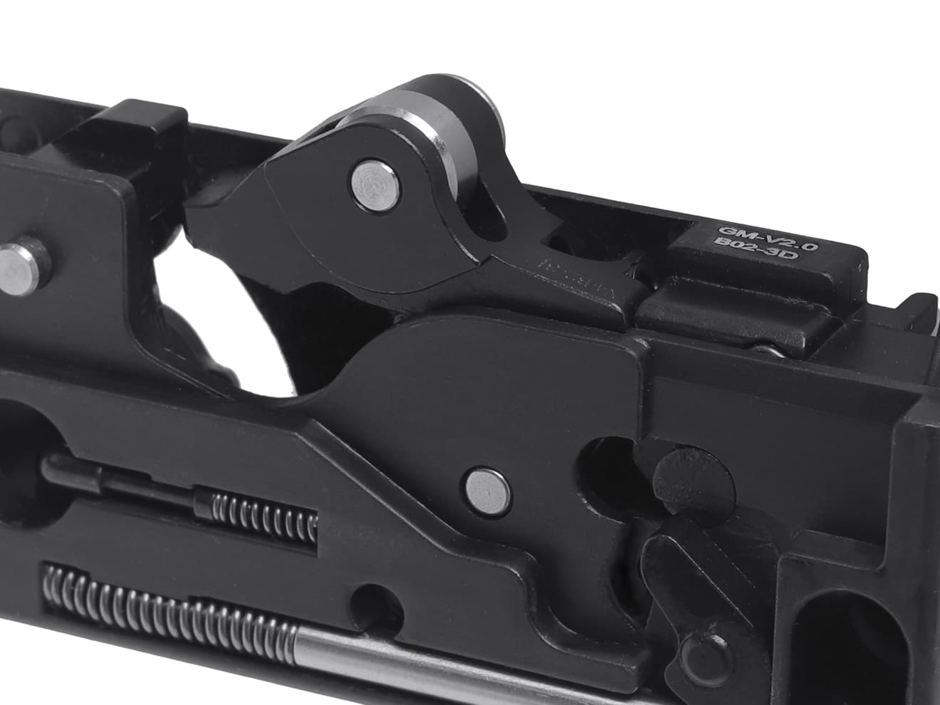 Guns Modify スチールCNCトリガーボックス + MIM スチール ファイアリングパーツセット for TM GBB M4 [トリガーデザイン：AR STD / Gスタイル]