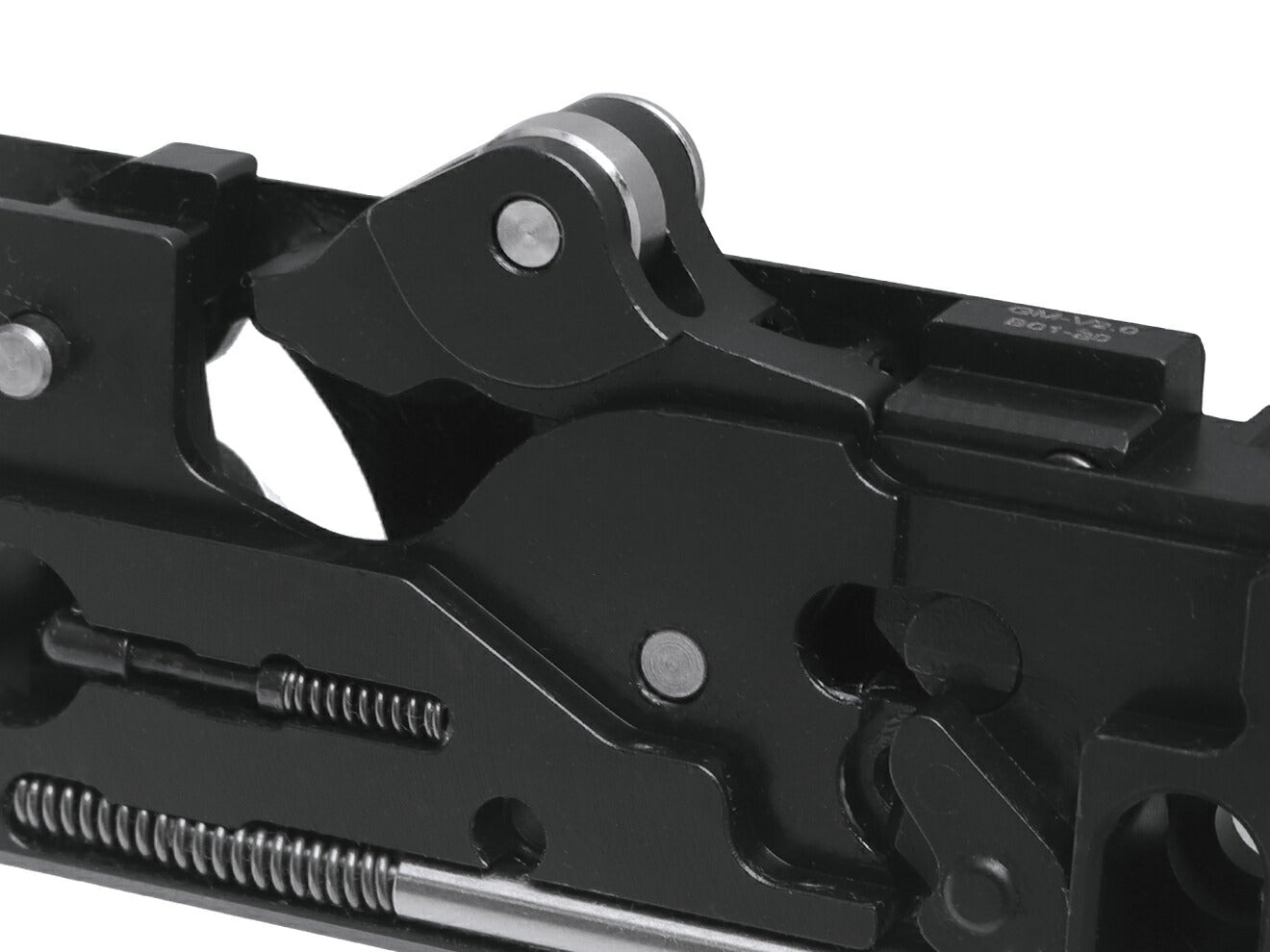 Guns Modify スチールCNCトリガーボックス + MIM スチール ファイアリングパーツセット for TM GBB M4 [トリガーデザイン：AR STD / Gスタイル]