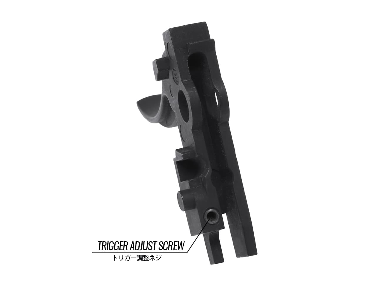 Guns Modify MIM スチール100%-180% アジャスタブル ハンマー&トリガー セット for TM GBB M4 [トリガーデザイン：AR STD / Gスタイル]