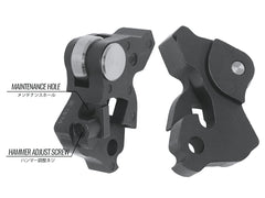 Guns Modify ダイレクトモード対応 MIMスチールアジャスタブルハンマー+アジャスタブルトリガーfor TM GBB M4 [トリガーデザイン：AR STD / Gスタイル]
