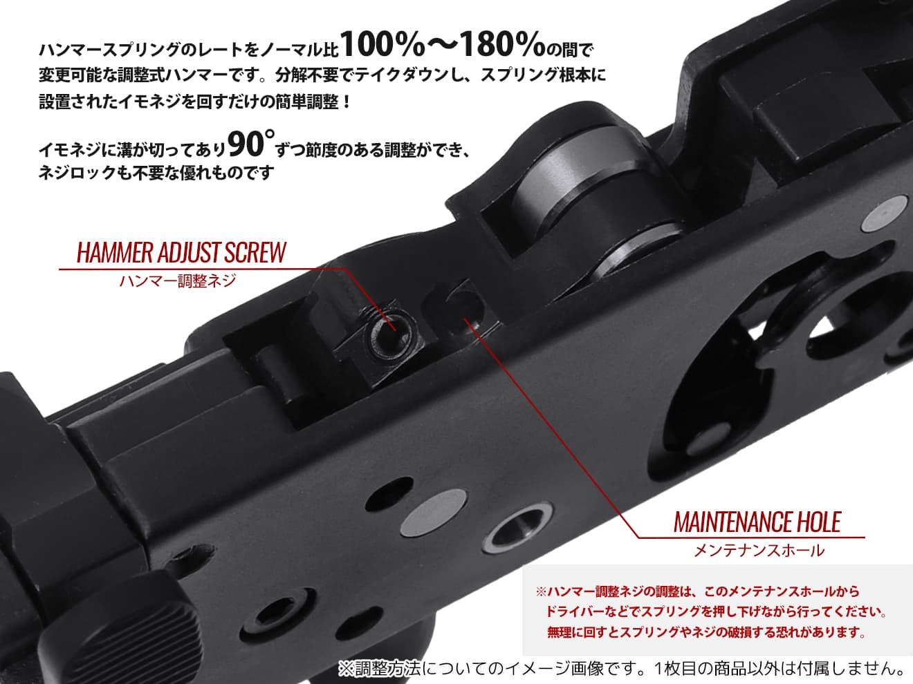 【gunsmodify】MWS用スチールパーツセット　GBB M4 スチール