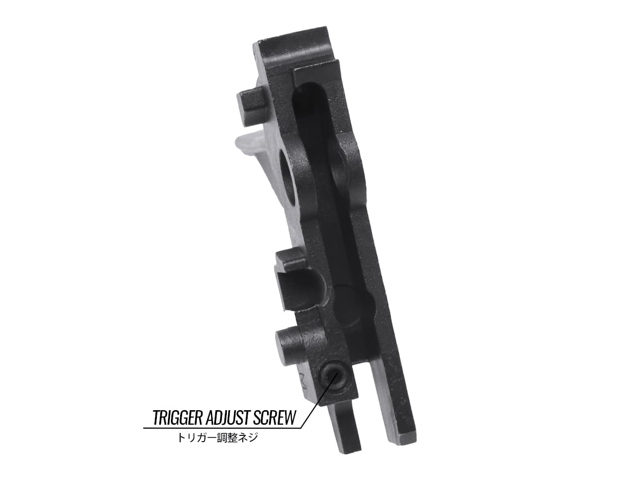 Guns Modify MIM スチール ファイアリングパーツセット w /  100%-180% アジャスタブル ハンマー&トリガー for TM GBB M4 [トリガーデザイン：AR STD / Gスタイル]
