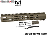 Guns Modify Geisseleタイプ SMR MK16 M-LOKレール for TM GBB/AEG M4 [サイズ：9.3インチ / 13.5インチ]