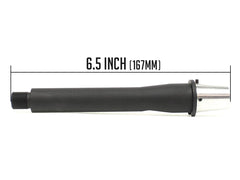 G&P テーパー アウターバレル 19mmストレート CW G&P M4 テーパーメタルフレーム対応 [長さ：6.5インチ / 9インチ]