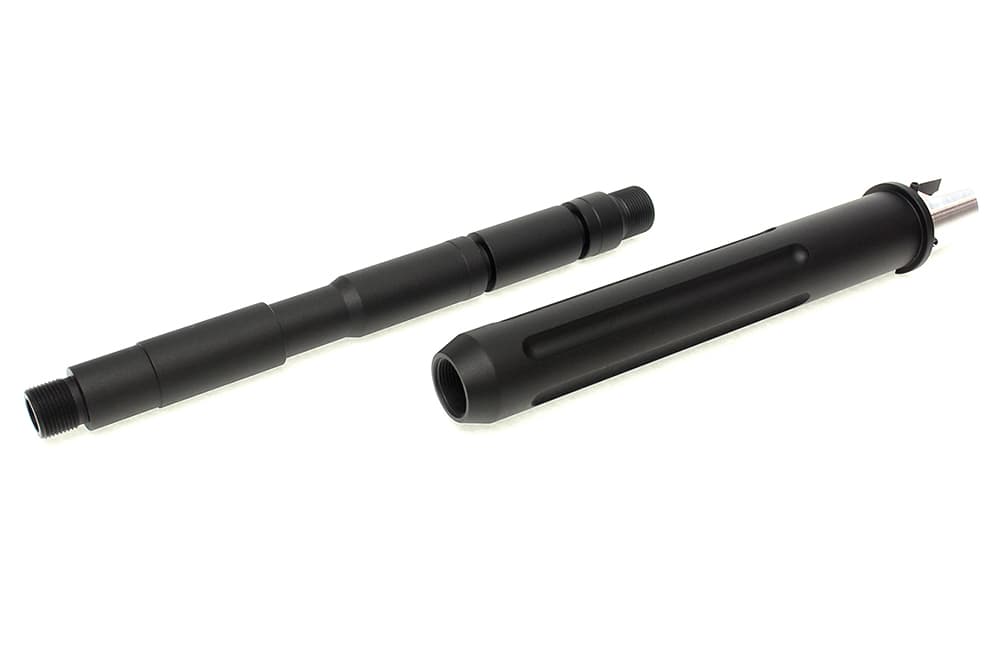 G&P 10.5インチ CQB フリーフロート テーパー アウターバレル CW G&P M4 テーパーメタルフレーム対応 [長さ：CQB-R(10.5) / M4A1(14.5)]