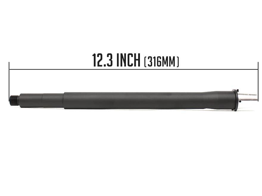 G&P テーパー アウターバレル ヘビーストレート G&P M4 テーパーメタルフレーム対応 [長さ：8.75インチ / 9.7インチ  / 11インチ / 11.5インチ / 12.3インチ / 13インチ / 15.3インチ / 16インチ]