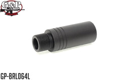 G&P 1.5インチ アウターバレル エクステンション [正・正 / 正・逆 / 逆・正 / 逆・逆]