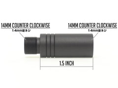 G&P 1.5インチ アウターバレル エクステンション [正・正 / 正・逆 / 逆・正 / 逆・逆]