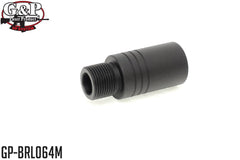 G&P 1.2インチ アウターバレル エクステンション [正・正 / 正・逆 / 逆・正 / 逆・逆]