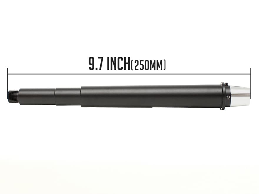 G&P テーパー アウターバレル ヘビーストレート G&P M4 テーパーメタルフレーム対応 [長さ：8.75インチ / 9.7インチ  / 11インチ / 11.5インチ / 12.3インチ / 13インチ / 15.3インチ / 16インチ]