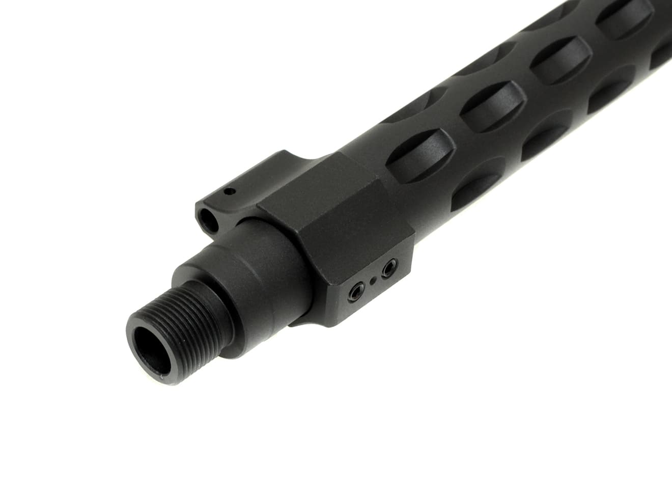 G&P テーパーヘビーバレル セミフルート w / SAI ガスブロック G&P M4 テーパーメタルフレーム対応 [長さ：11.5インチ / 14.75インチ]