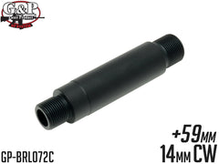 G&P アウターバレルエクステンション (16M) 14mm正ネジ [長さ：18mm / 59mm / 120mm / 152mm / 188mm / 265mm]