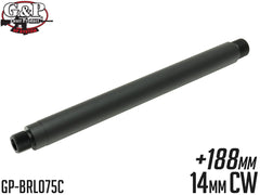 G&P アウターバレルエクステンション (16M) 14mm正ネジ [長さ：18mm / 59mm / 120mm / 152mm / 188mm / 265mm]