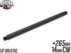 G&P アウターバレルエクステンション (16M) 14mm正ネジ [長さ：18mm / 59mm / 120mm / 152mm / 188mm / 265mm]