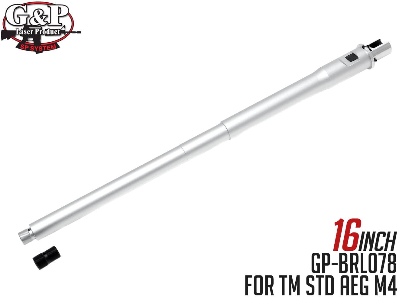 G&P レシーライフル アウターバレル 東京マルイ STD電動ガン M4 [長さ：14.5インチ / 16インチ]