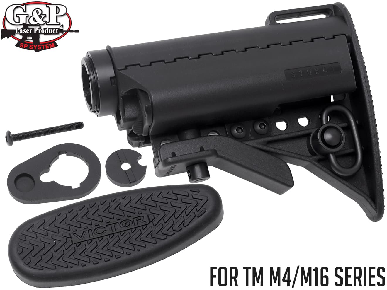 GUN&MILITARY ECHIGOYA- / M4カーボンストックパイプ(東京マルイ