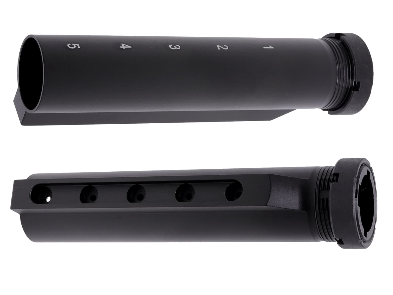 G&P Stubby バットストックセット w /  5Pバッファチューブ 東京マルイ スタンダード 電動M4シリーズ [カラー：ブラック / サンド]