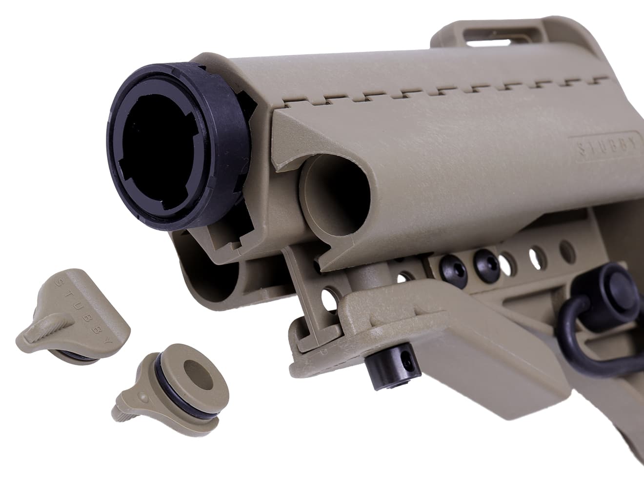 G&P Stubby バットストックセット w /  5Pバッファチューブ 東京マルイ スタンダード 電動M4シリーズ [カラー：ブラック / サンド]