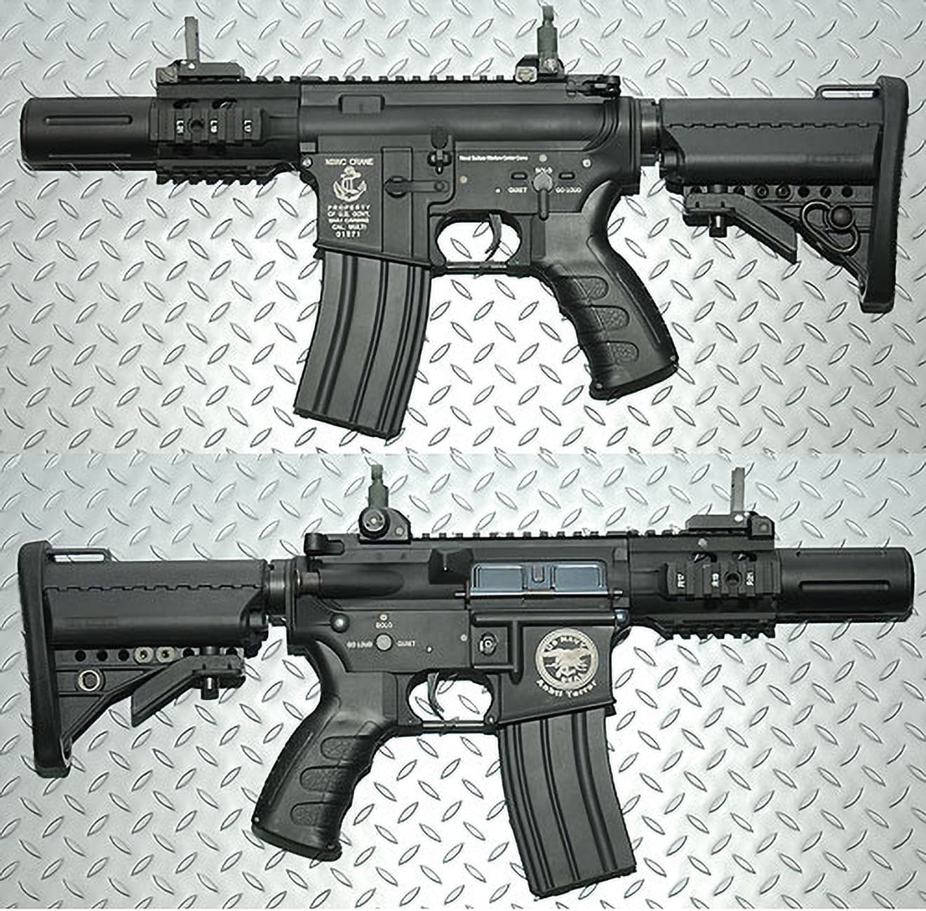 G&P Stubby バットストックセット w /  5Pバッファチューブ 東京マルイ スタンダード 電動M4シリーズ [カラー：ブラック / サンド]