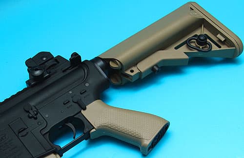 G&P AEG スネークスキン ピストルグリップ 東京マルイ スタンダード 電動M4シリーズ [カラー：ブラック / サンド]