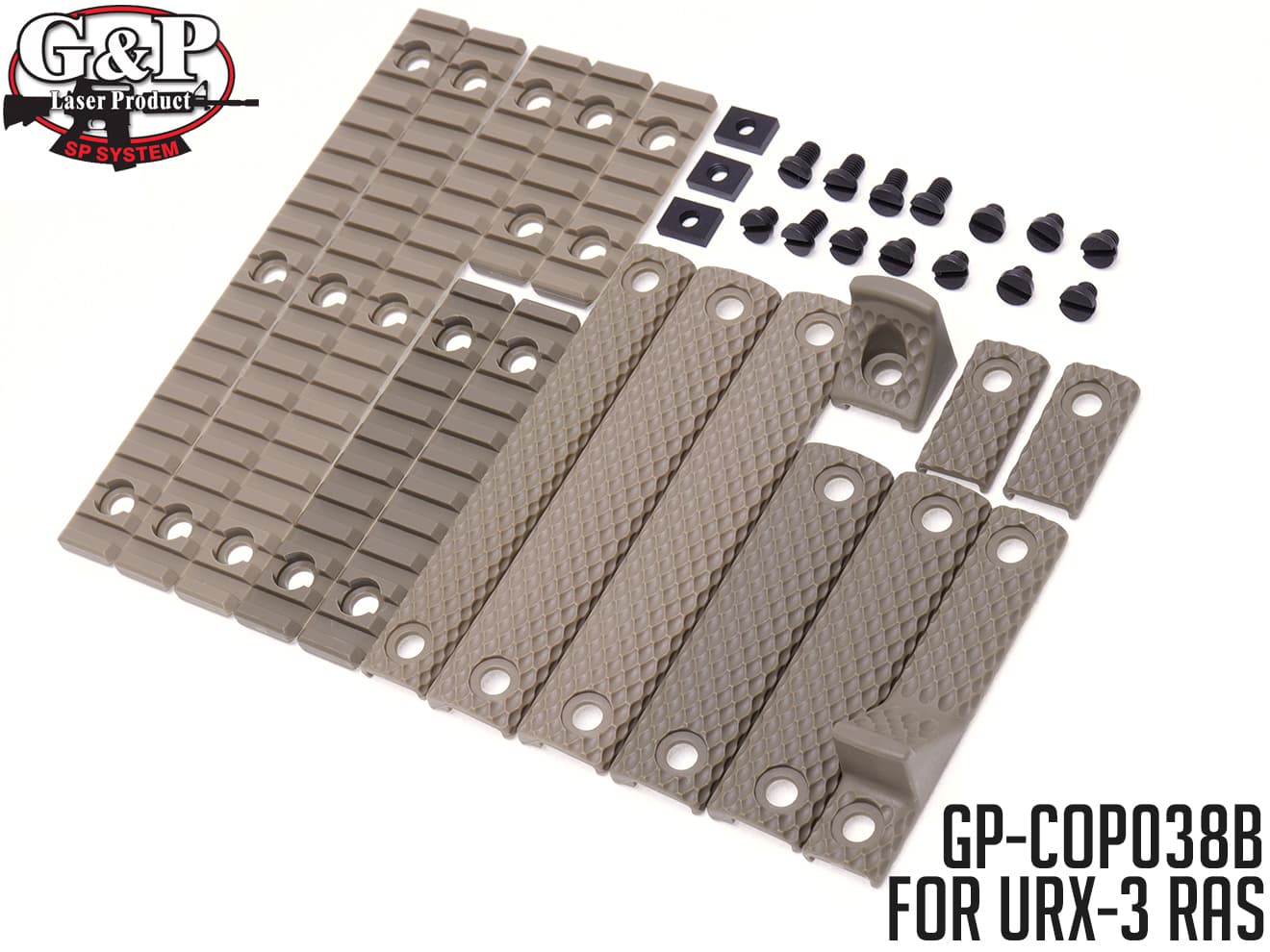 G&P KAC URX-3レールパネルセット(L) G&P URX-3 RAS ロング用