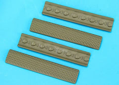 G&P Keymod ソフトレールカバー A [カラー：ブラック / サンド]