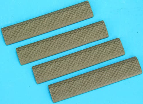 G&P Keymod ソフトレールカバー A [カラー：ブラック / サンド]