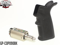 G&P AEG CNCアルミグリップ w /  Devil Jetモーター 東京マルイ  / 各社 電動ガン M4シリーズ [グリップデザイン：MOTS / ボールボール / A2カスタム]