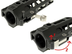 G&P SAI QDシステム M-LOK RAS 東京マルイ M4シリーズ(STD / 次世代 / MWS) / KSC M4シリーズ(GBB / ERG) [サイズ：ロング / ショート]