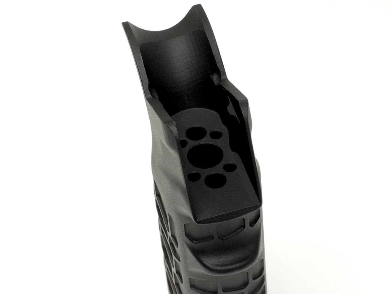 G&P AEG アルミCNC ヒートシンク グリップ 東京マルイ  / 各社 電動ガン M4シリーズ [グリップデザイン：Honeycomb / Waffle]