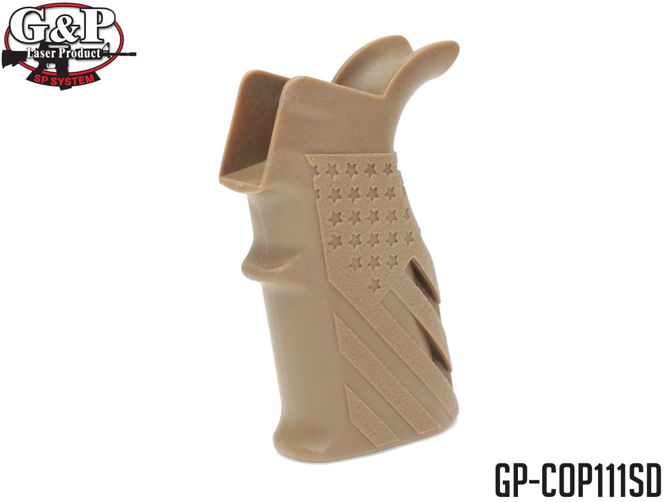 G&P AEG US フラッグ ポリマーグリップ 東京マルイ  / 各社 電動ガン M4シリーズ [カラー：ブラック / サンド]