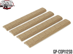 G&P M-LOK ソフトレールカバー for SAI QD RAS [カラー：ブラック / サンド]