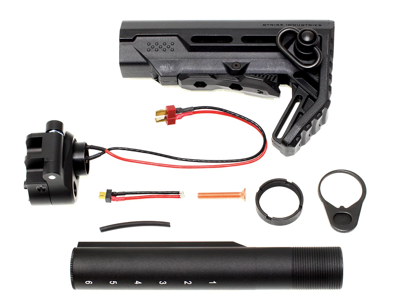 G&P バッテリーキャリー フォールディング ストック 東京マルイ  / 各社 スタンダード電動ガン M4シリーズ [ストックデザイン：Stubby / Crane / Viper CQB]